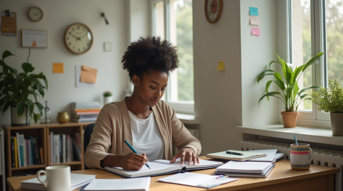 Trabalho com Administração do Tempo e Redução de Sobrecarga Mental