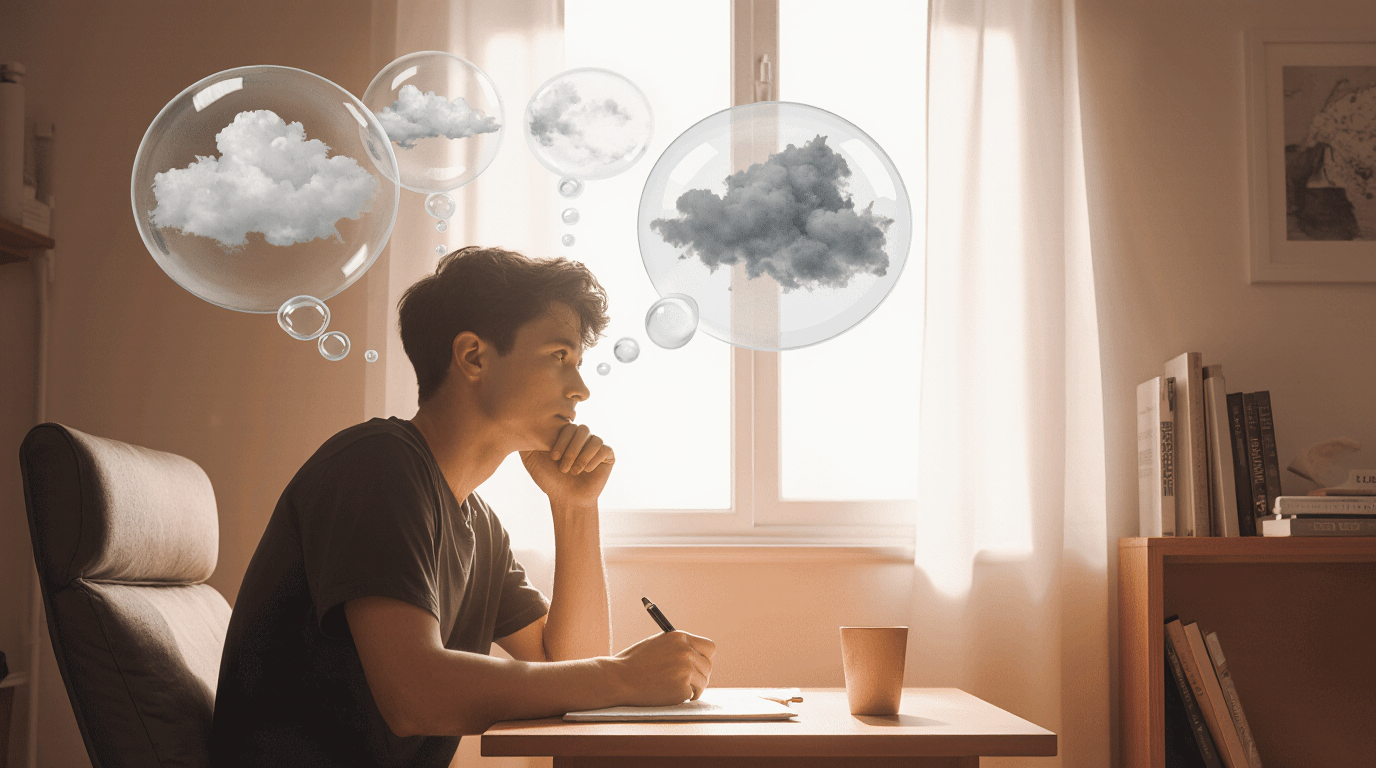 Trabalho com Distanciamento Cognitivo de Pensamentos Catastróficos