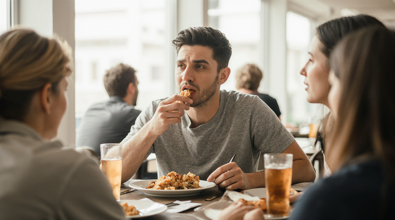 Acompanhamento para Lidar com Vergonha e Isolamento em Comer em Público