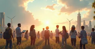 Exploração de Narrativas Alternativas para o Futuro com Menos Medo